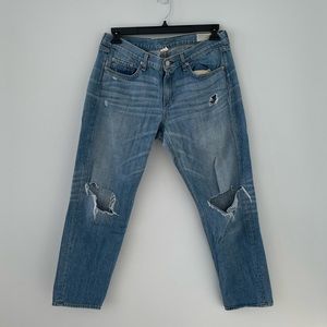 RAG AND BONE Distressed Boyfriend Jean